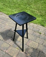 Vintage Wooden Tripod Side