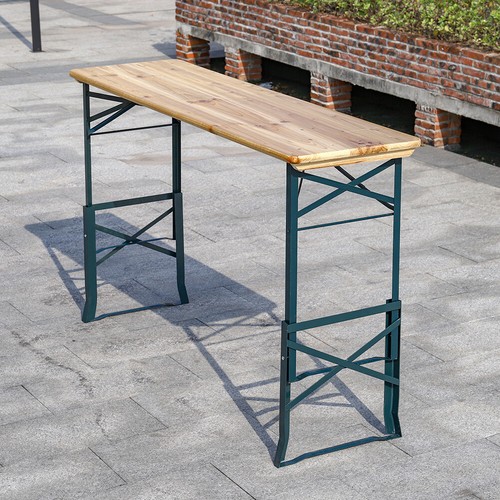 Wood beer table benches - benches, set