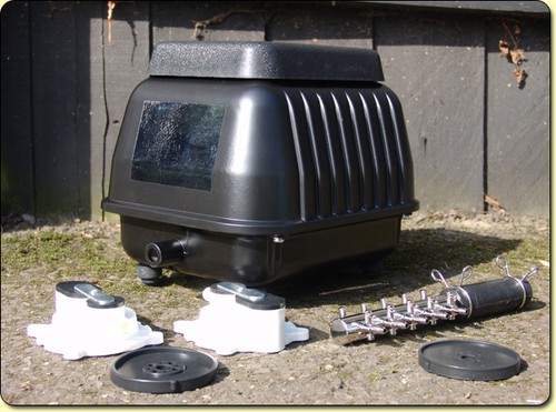 Pond air pump flow - , hi-flow