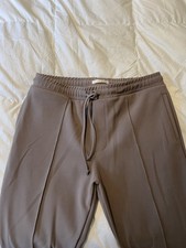 Novu Collection Size Large Men’s Trouser Grey Cuffed Bottoms