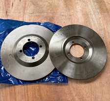 PAIR FRONT BRAKE DISCS OE