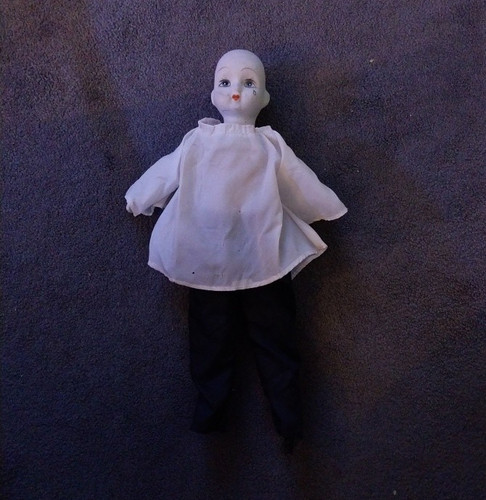 Vintage pierrot clown doll - vintage,