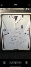 England Cricket Shirt Signed