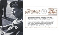 Postcard Field Marshall Montgomery WW2 British 8th Army Monty - Nostalgia