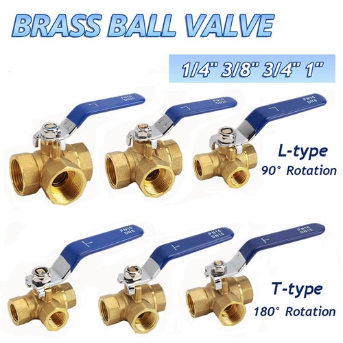 Ball valve female way l - ball,