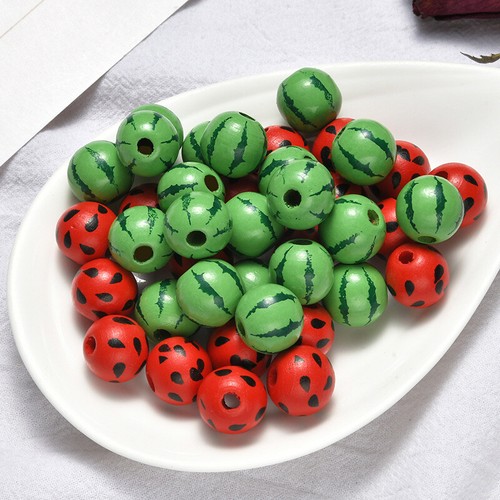 16mm wooden beads melon - 16mm,
