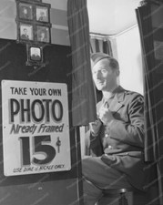 Picture Booth Soldier Self Picture   Professional Photo Lab Reprint