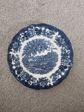 Vintage Royal Worcester Palissy 1970 Avon Scene 10in Plate