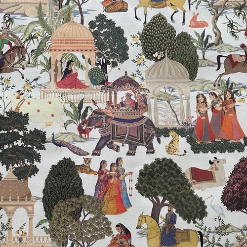 Regalia printed cotton fabric - printed,