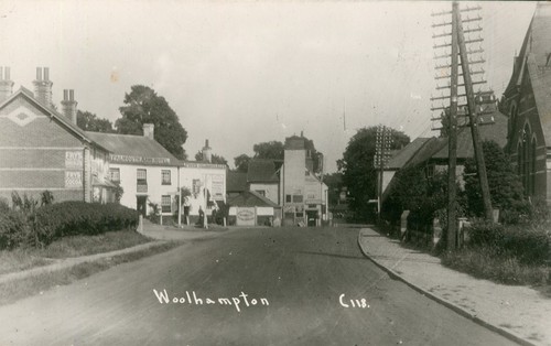 Rppc woolhampton berkshire - woolhampton,