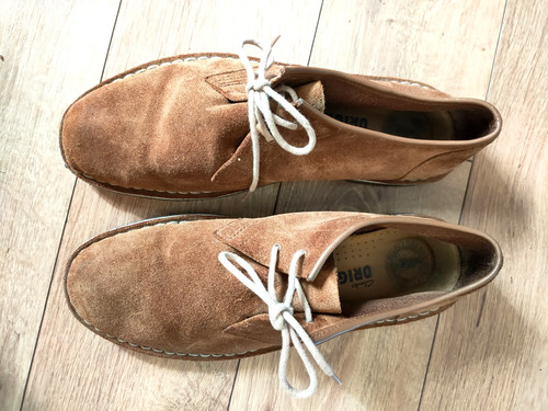 Mens clarks originals - mens, tan