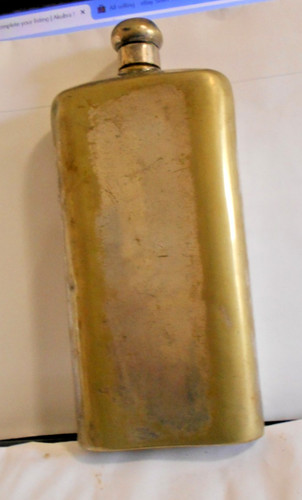 Vintage hip flask size - vintage,