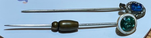 Antique vintage hat pins 2 - hat,