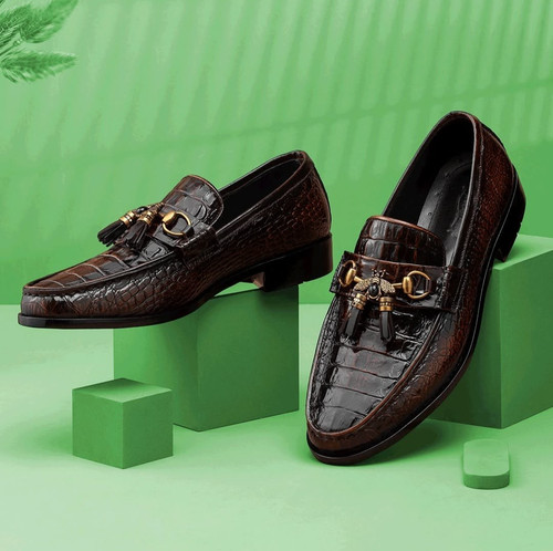 Share men handmade brown - share,