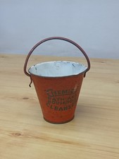 Vintage Chemico Bath And Household Cleaner Tin Bucket - Advertising - Man Cave 