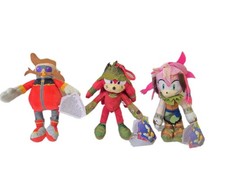 3× Sonic Prime Clip-On Plush