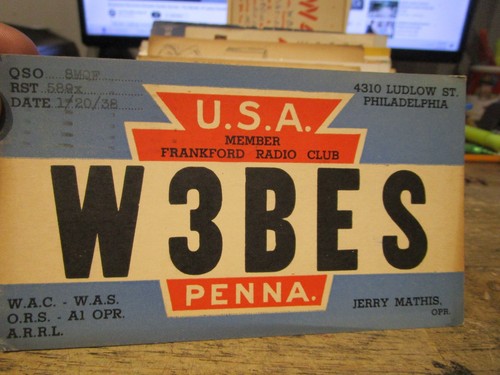 G25 old qsl amateur ham - amateur,