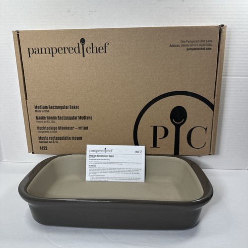 Pampered chef stone medium - stone,
