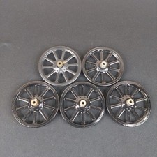 5x Meccano 3" 19a Black Spoked