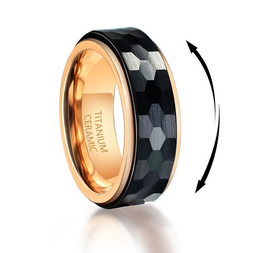 8mm tungsten fidget - 8mm, wedding