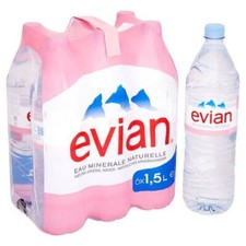 Evian still mineral water - still,