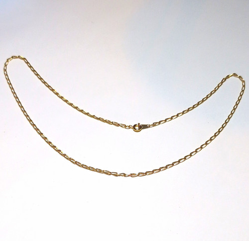 18ct yellow gold plated oval - 18ct,