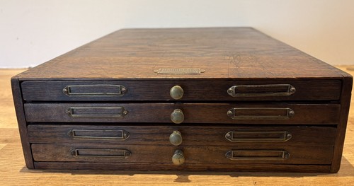 Vintage four drawer collectors - four-drawer,