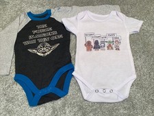 2 X Star Wars Baby Bodysuits