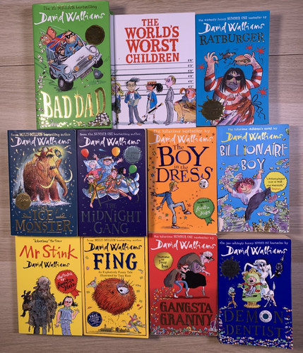David walliams book bundle - 11,