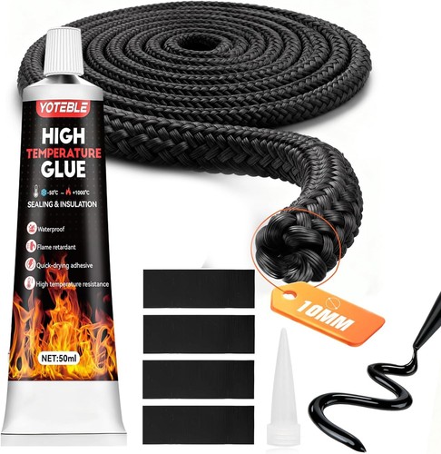 Wood stove gasket - stove, with