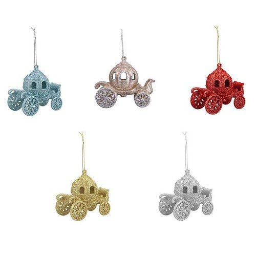 Glitter carriage hanging - glitter,