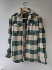Superdry Lumberjack Shirt With Detachable Hood Fitted Check Shirt Womens M