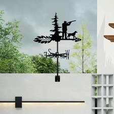 Man Dog Weathervane  Weather