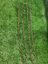 Vintage Brass Chandelier Hanging Chain Approximately 2.2 Metres BR348