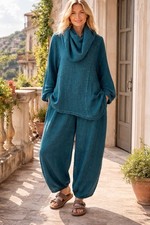 BNWT KEKOO Size 26 Quirky Teal