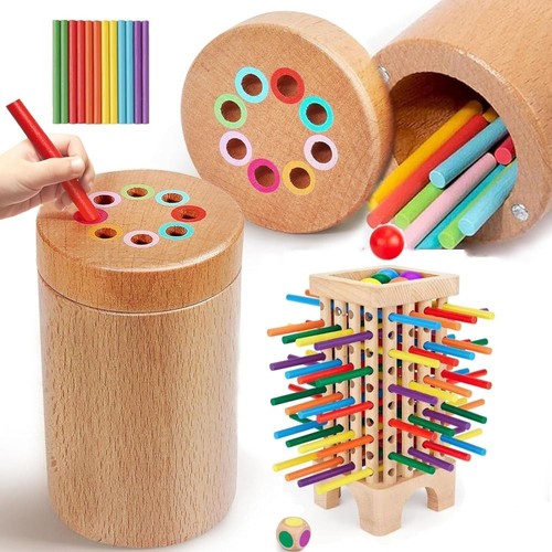 Wooden stick boardgame - wooden,