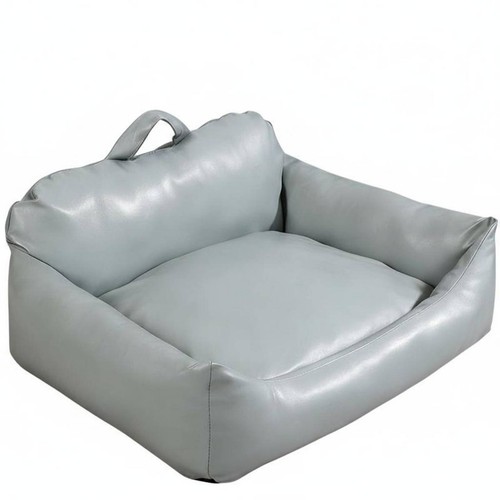 Faux leather dog sofa non - faux, non-slip