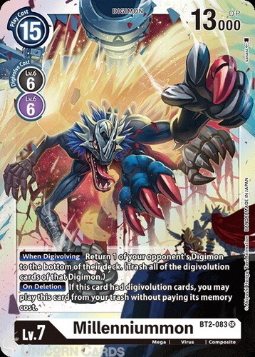 Bt2 083 millenniummon super - bt2-083,
