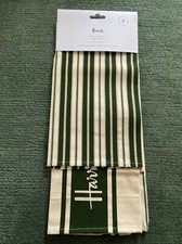 Harrods Tea Towel - Green