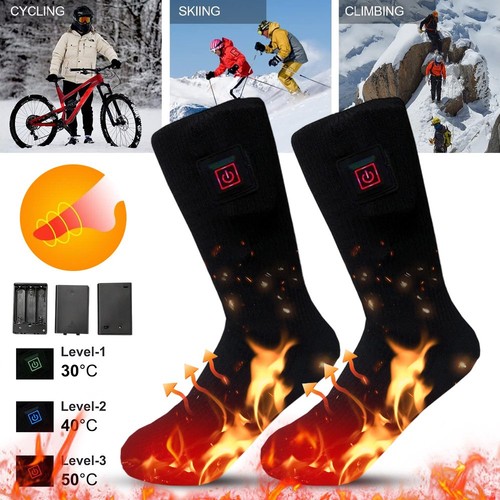 Electric heated socks - for, men