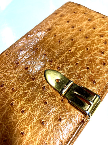 Gucci vintage ostrich skin - vintage,