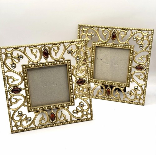 Vintage gold tone - gold, filigree