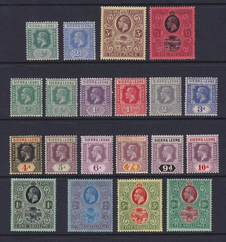 Sierra leone 1912 1921 - gv,,