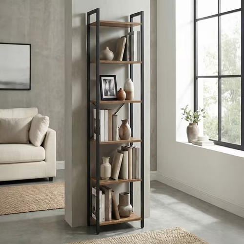 Narrow wooden shelf tier - wooden,