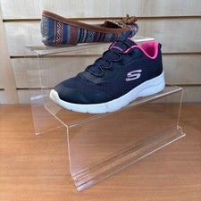 2 Step Acrylic Display Stand Clear Perspex Shop Shoe 2-Tier Riser Freestanding