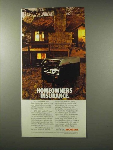 1983 honda ex5500 generator - honda,