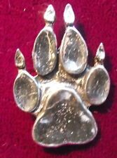 New Wolf Dog Fox Paw Hunting Shooting Brooch Pin