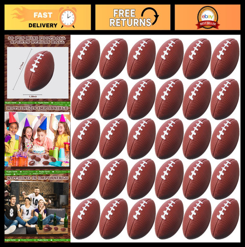Pack mini foam footballs - 30,