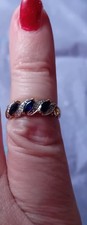 9crt gold And Saphire &