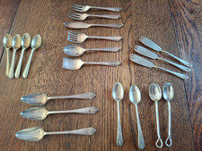 Assorted antique and vintage epns tableware inc Frank Cobb & Co.